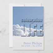 Vreedzame Hemel Moderne Viering van het Leven Uitn Kaart (Voorkant)