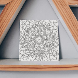 Vreedzame herfst: Herfst Foliage Kleurplaat Kaart