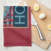 Vreedzame hoop: een kalmerend ontwerp Hakuna Matat Theedoek (Quarter Fold)