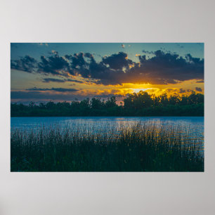 Vreedzame horizon van Uruguay Poster