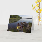 Vreedzame Kano Notecard Kaart (Gele Bloem)