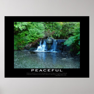 VREEDZAME Motivatie Forest Stream-Poster Poster