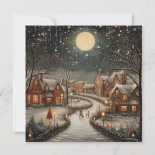 Vreedzame Noël Zegeningen Feestdagenkaart