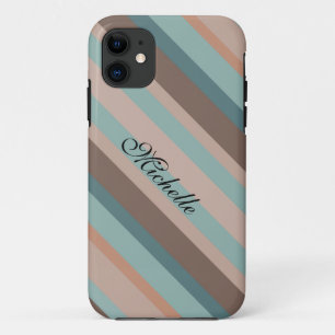 Vreedzame OceaanStrepen iPhone 11 Hoesje