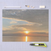 Vreedzame Ocean Sky Sunrise Foto Tissuepapier (Craft)