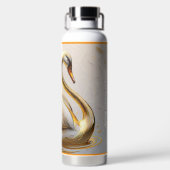 "Vreedzame ochtend glorie" Waterfles (Achterkant)