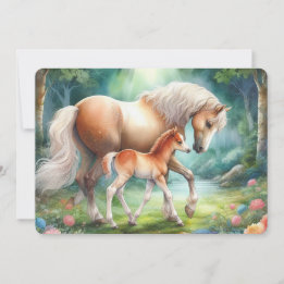 Vreedzame Pad - Gepersonaliseerde Paardenliefhebbe Feestdagenkaart