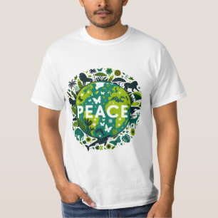 Vreedzame Planeet - Het milieu redden T-shirt