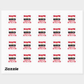 Vreedzame Revolutie  Ronde Sticker (Vel)
