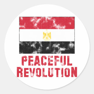 Vreedzame Revolutie  Ronde Sticker