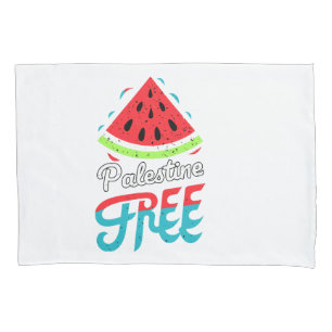 Vreedzame Slices Watermeloen Vrij Palestina - Onde Kussensloop