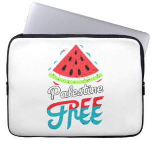 Vreedzame Slices Watermeloen Vrij Palestina - Onde Laptop Sleeve