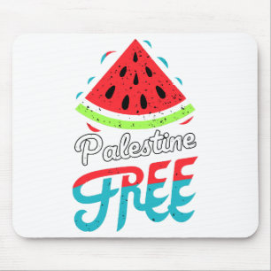 Vreedzame Slices Watermeloen Vrij Palestina - Onde Muismat