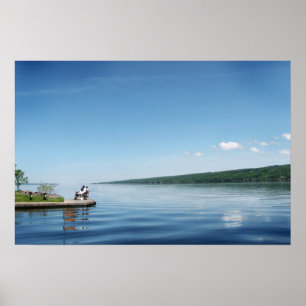 Vreedzame vissers poster