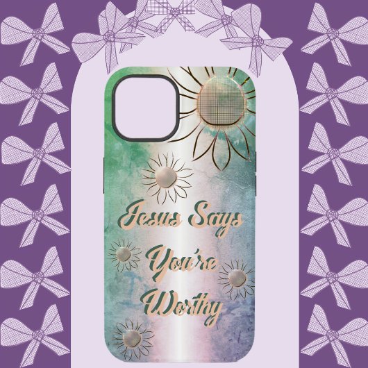 Vreedzame Vloer Jezus zegt dat je gezond bent Case-Mate iPhone Case