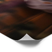 Vreedzame Vrouw bij Venster Poster (Hoek)