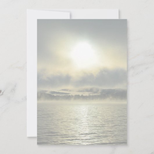 Vreedzame zondelijke herdenkingsdag of religieuze kaart (Achterkant)