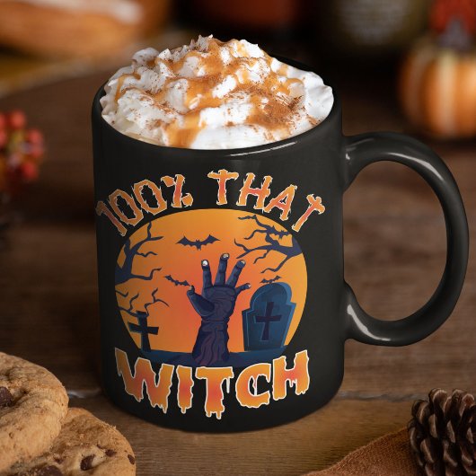 Vreemd 100% die heks Halloween Koffiemok