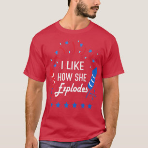 Vreemd 4 juli vind ik het leuk hoe ze de paarse mo t-shirt