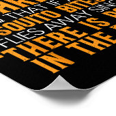 Vreemd Christelijk religieus dienaar van God gelov Poster (Hoek)