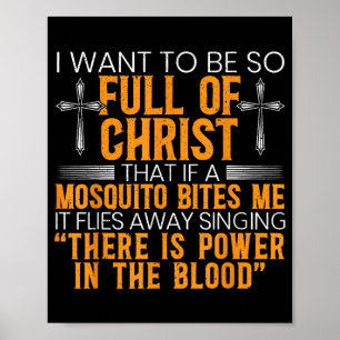 Vreemd Christelijk religieus dienaar van God gelov Poster