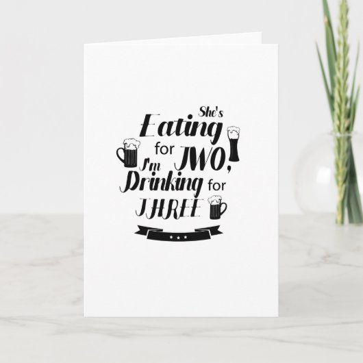 Vreemd dat vader zwanger wordt Moederschap verwach Aankondiging (Voorkant)