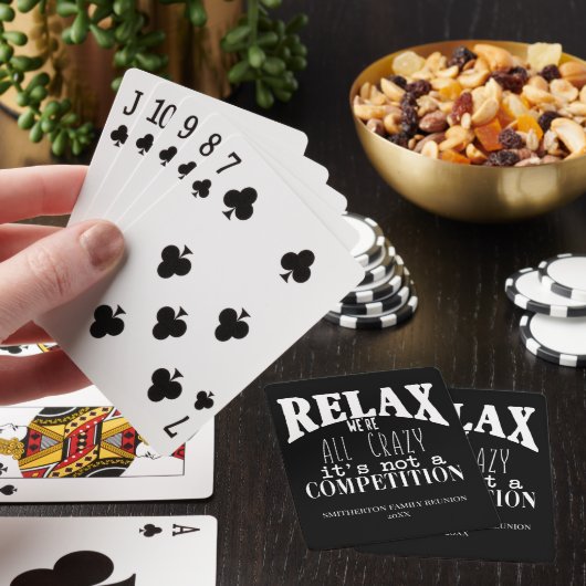 Vreemd dat we geen competitieve gezinshereniging z pokerkaarten (Insitu)