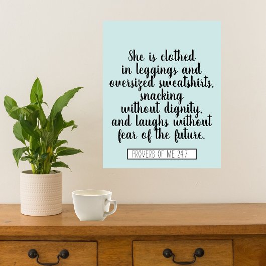 Vreemd dat ze een clothed Quote is Poster