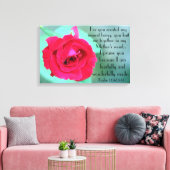 Vreemd en prachtig gemaakt Psalmen bijbelvers Canvas Afdruk (Insitu (Woonkamer))