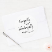 Vreemd en prachtig gemaakt |stickers ronde sticker (Envelop)