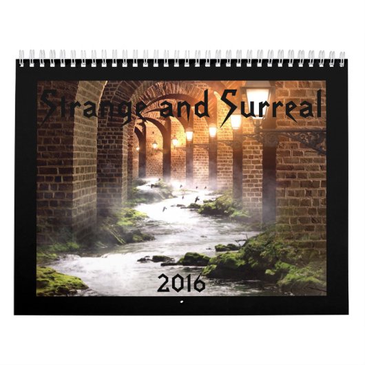 Vreemd en Surreal Agenda 2016 Kalender (Hoes)