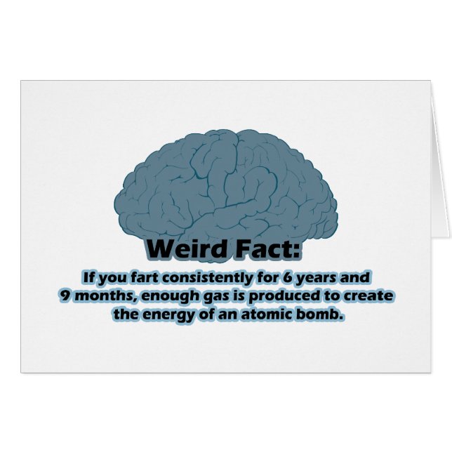 Vreemd feit - Atomic Fart (Voorkant Horizontaal)