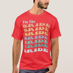 Vreemd genoeg ben ik de Bride Retro Matching Bache T-shirt