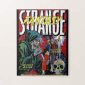 Vreemd genoeg is de enge heks strips legpuzzel (Verticaal)