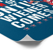 Vreemd genoeg is het niet de vierde juli tot Wiene Poster (Hoek)