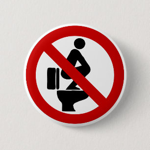 Vreemd genoeg op de stoel ⚠ Thaise ⚠ Ronde Button 5,7 Cm