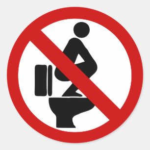 Vreemd genoeg op de stoel ⚠ Thaise ⚠ Ronde Sticker