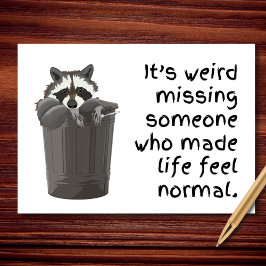 Vreemd gevoel normaal zonder jou kaart