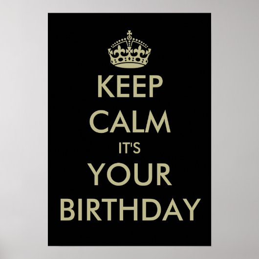 Vreemd, kalm houden... het is je sjabloon van het  poster (Voorkant)