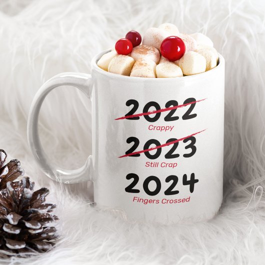 Vreemd kerstfeest 2022 koffiemok
