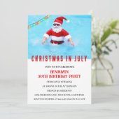 Vreemd kerstfeest in juli kaart (Staand voorkant)