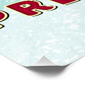 Vreemd kerstfeest Vixen President renrendierverkie Perfect Poster (Hoek)