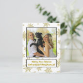 Vreemd leuk all-inclusive vakantie seizoensgebonde feestdagenkaart (Staand voorkant)