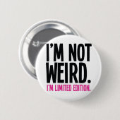 vreemd ronde button 5,7 cm (Voorkant /achterkant)