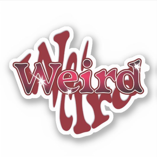 vreemd sticker (Voorkant)