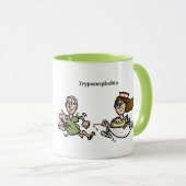 Vreemde angst om een schitterende verpleegkundige  mok (Voorkant rechts)