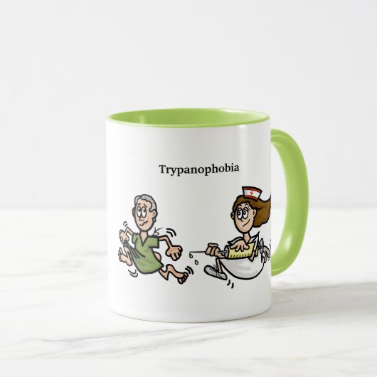 Vreemde angst om een schitterende verpleegkundige  mok (Voorkant rechts)