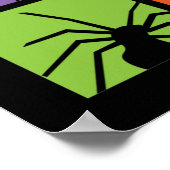 Vreemde angst voor spin-Arachofobie Halloween Poster (Hoek)