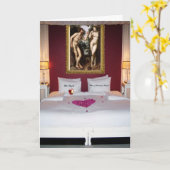 Vreemde Bedgenoten Kaart (Gele Bloem)