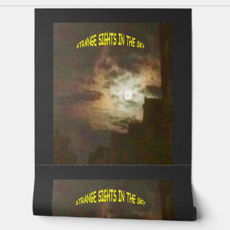 Vreemde bezienswaardigheden in de lucht behang